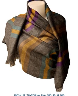 (A) Ný vara vor ´25 100% Merino Ull með rönd