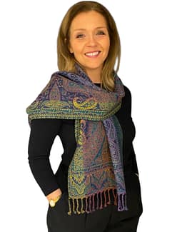 100% Ull með Paisley munstri 35x160cm, Nýtt haust ´24