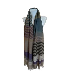 (AAA) Sjal úr 100% Ull, Tegund WW1324 70x180cm