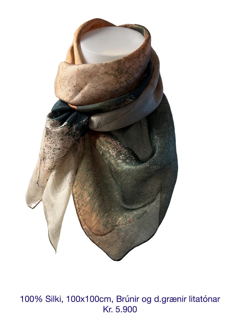 brúnt og dökk grænt