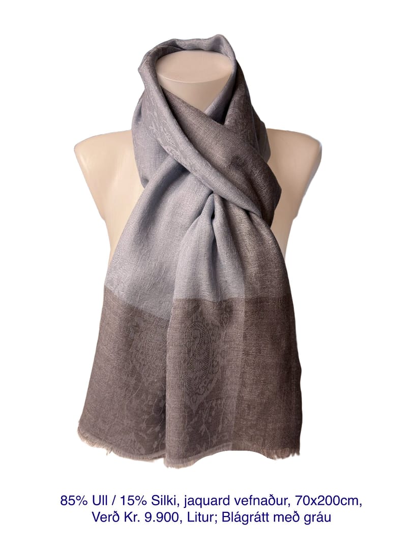 blágrátt með gráu